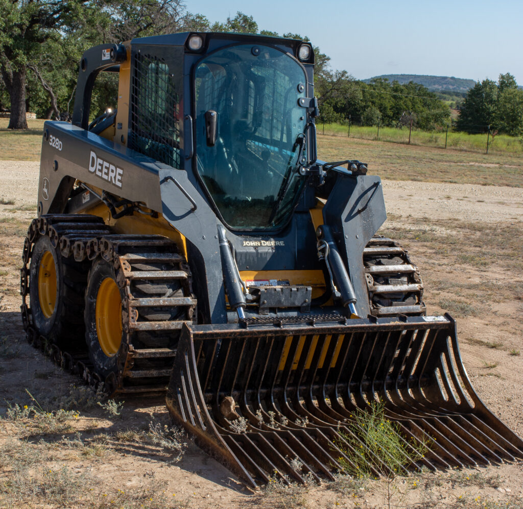 Skid Loader Front Left View